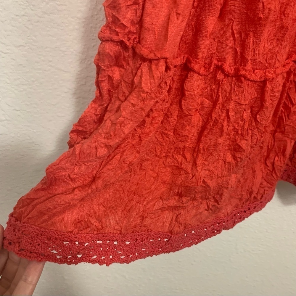Personal Identity Boho Ombre Crochet Hem Skirt Size M - Picture 4 of 5